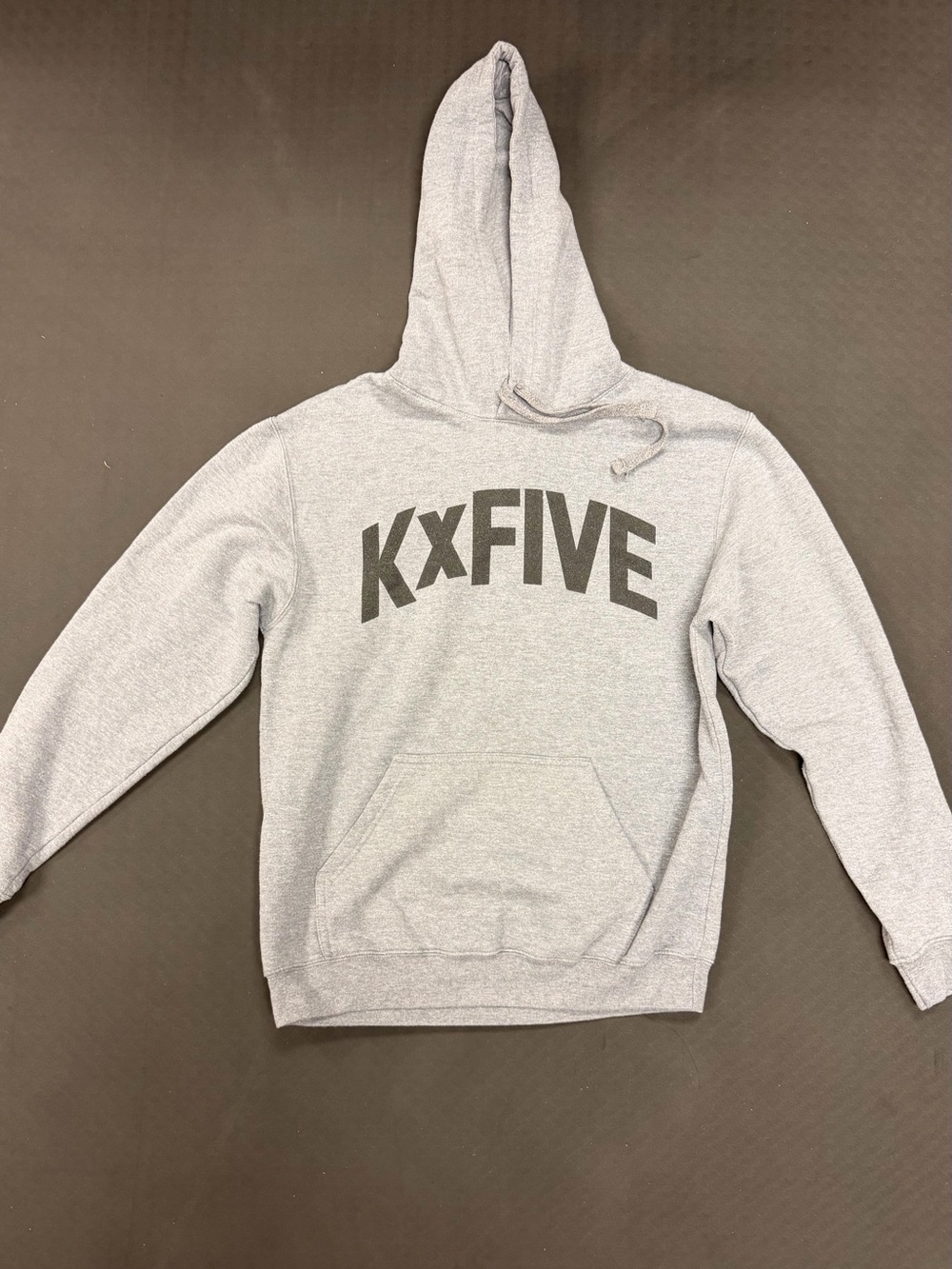 KxFive (Kaskade x Deadmau5) Men's Gray Hooded Sweatshirt Small